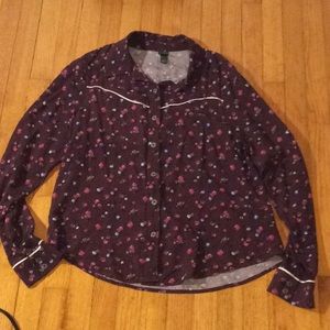 Wild Fable Button Down Floral Shirt